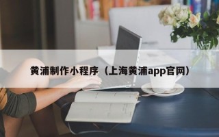 三亚黄浦制作小程序（上海黄浦app官网）